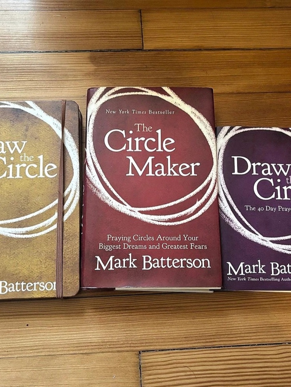 Mark Batterson 3 Book Lot Draw the Circle, Circle Maker, Prayer Journal